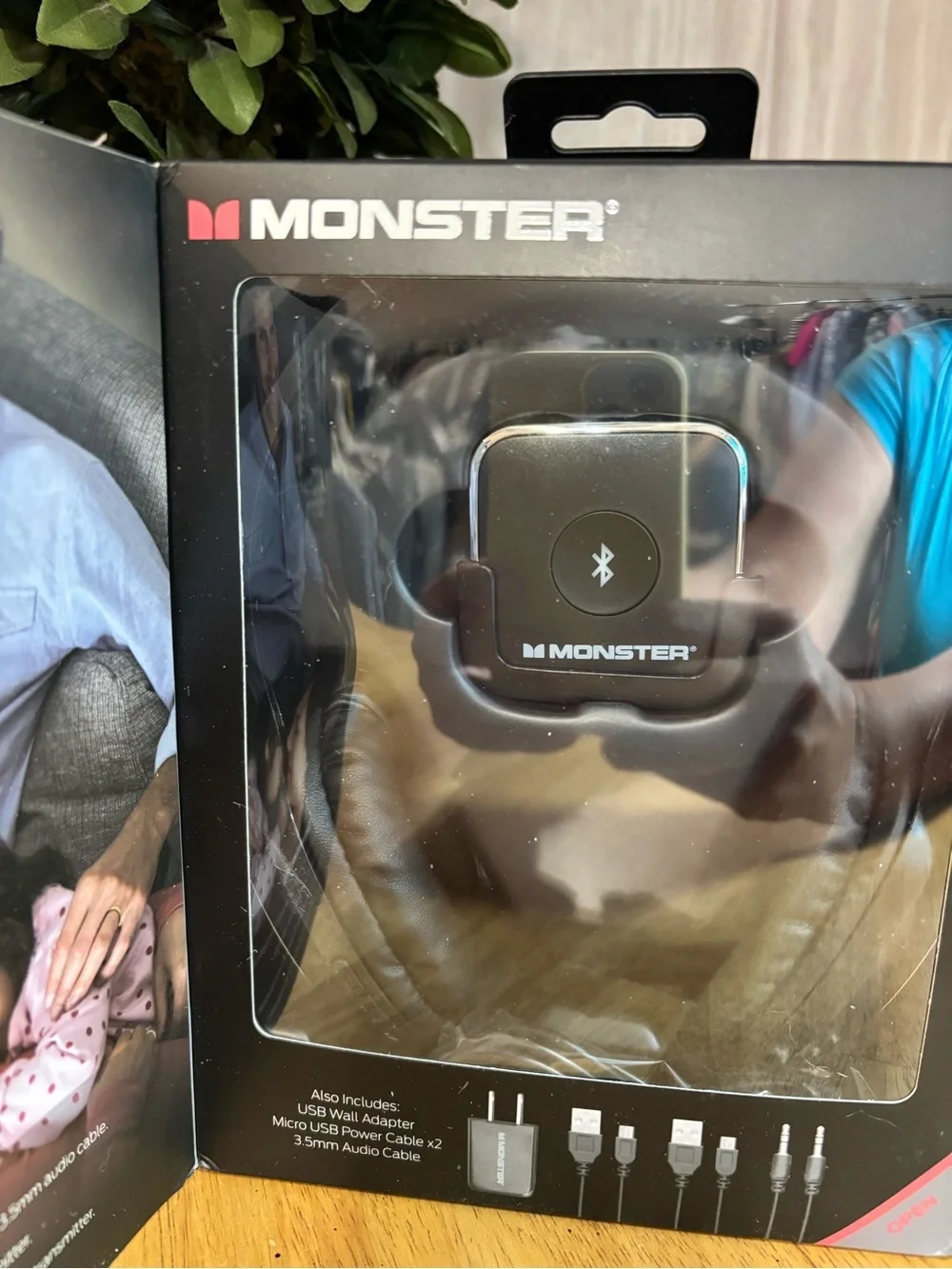 Monster HDTV Wireless Headphones Kit MTH9-1001-BLK Excellent Condition